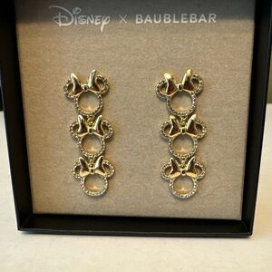 Disney BaubleBar Minnie dangle earrings